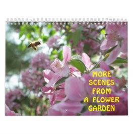 Calendário Mais Cenas De Um Jardim Flor