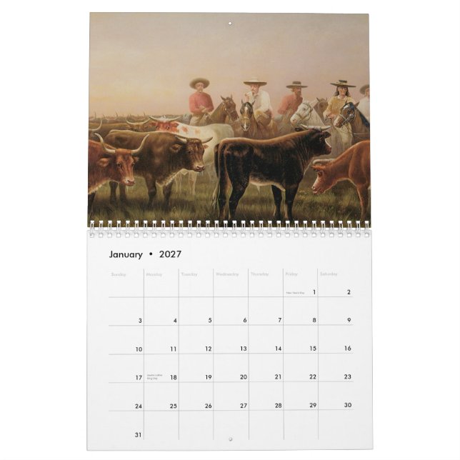 Calendário Mais dos velhos 2014 ocidental (Jan 2027)