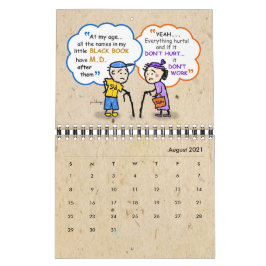 Calendário Mais velho Bonitos Diminuem Piadas Engraçadas de I