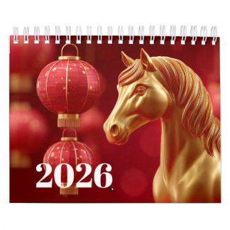 Calendário Majestic Equine Year 2026: Seasons of the Horse 