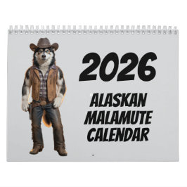 Calendário Malamute Calendar