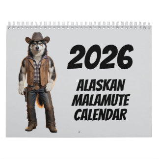 Calendário Malamute Calendar