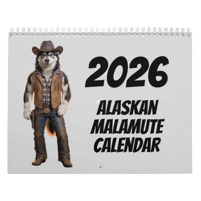 Calendário Malamute Calendar (Capa)