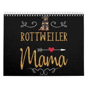 Calendário Mamã do amor rottweiler