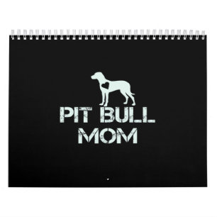 Calendário Mamãe Pitbull ama tanto cachorros