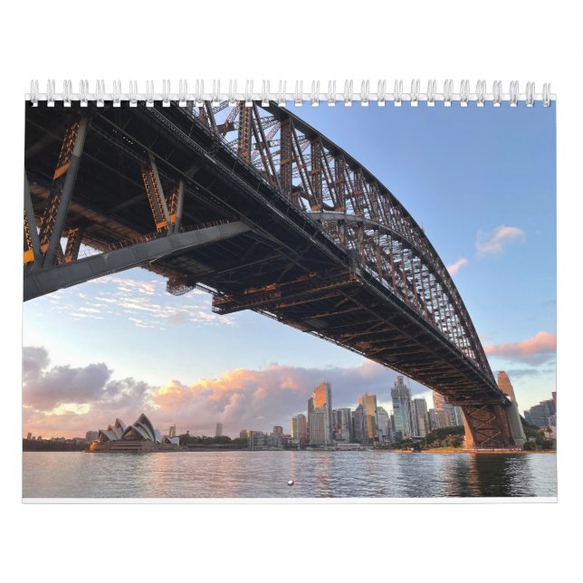 Calendário Manhã do porto de Sydney (Capa)
