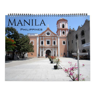 Calendário manila 2026 grande