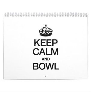 CALENDÁRIO MANTENHA CALMA E BOWL