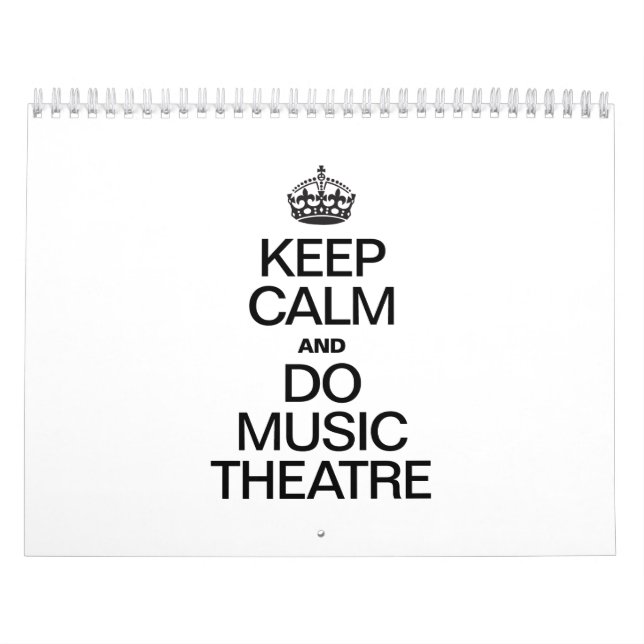 Calendário MANTENHA CALMA E FAÇA O TEATRO MÚSICO.ai (Capa)