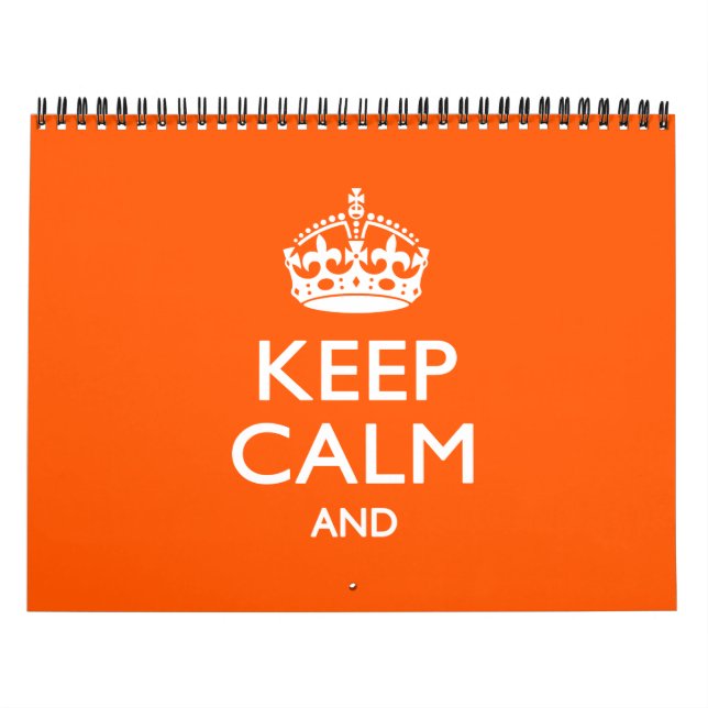 Calendário Mantenha o CALM 2025 Personalizado Mensalmente (Capa)