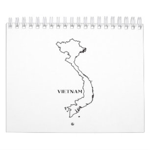 Calendário Mapa Do Vietname