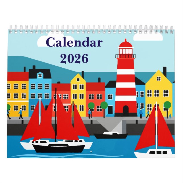 Calendário Mar e praia (Capa)