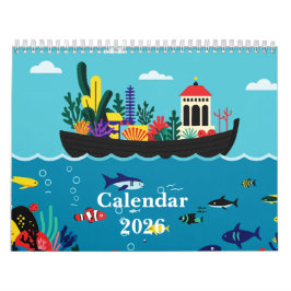 Calendário Mar e praia