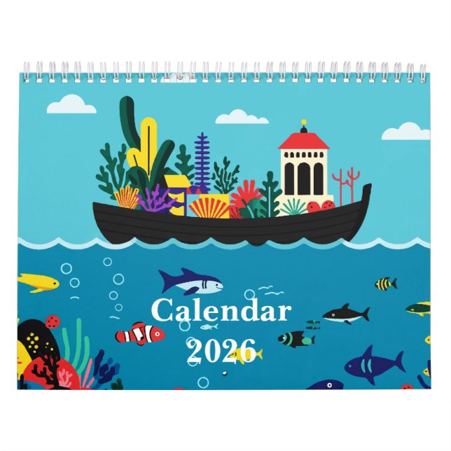 Calendário Mar e praia (Capa)