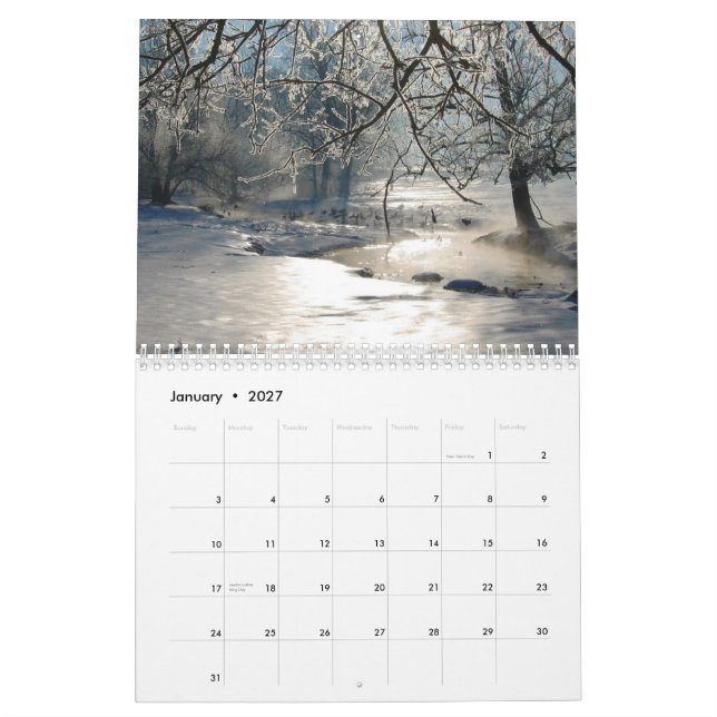 Calendário Maravilha da Natureza 2012 (Jan 2027)