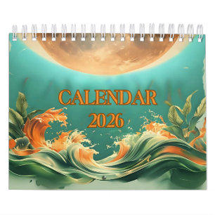 Calendário Maravilhas Celestiais: Um Ano 2026 da Beleza Cósmi