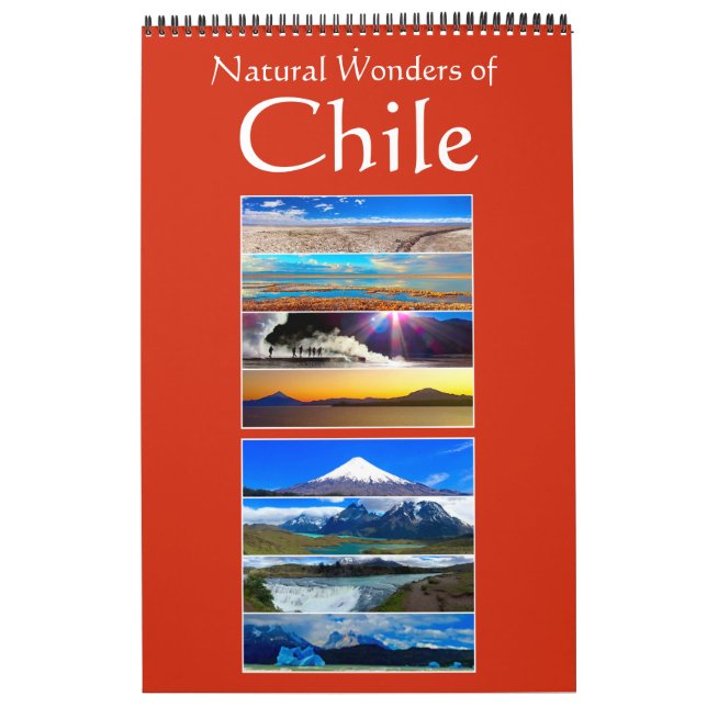 Calendário maravilhas do chile (Capa)