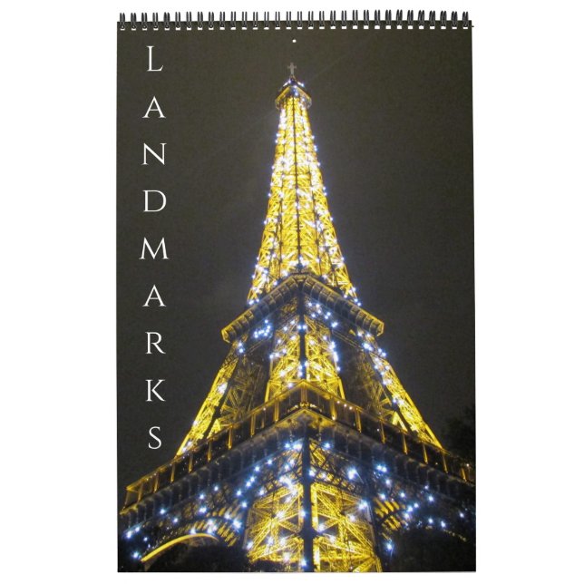 Calendário maravilhas do mundo 2027 (Capa)