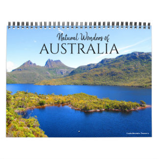 Calendário maravilhas naturais da austrália 2027 (com locais)
