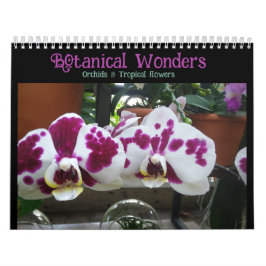 Calendário Maravilhas, Orquídeas e Flores Tropicais
