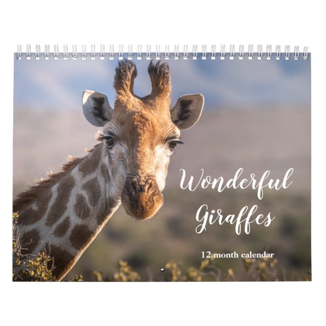 Calendário Maravilhosa Girafas 2026 (Capa)