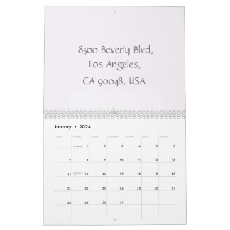 Calendário Marca aquarela Negócios