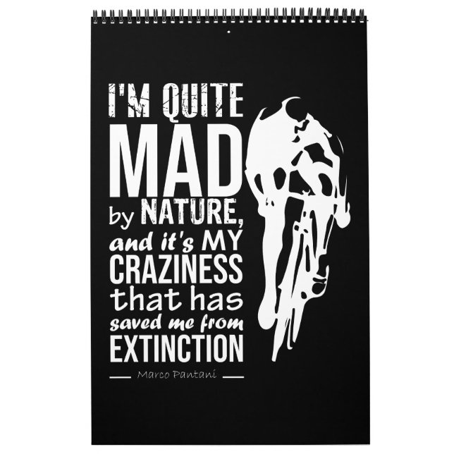 Calendário Marco Pantani Dizendo Il Pirata Pedindo Legenda (Capa)