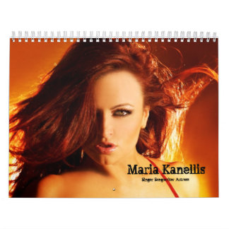 Calendário Maria Kanellis, cantor/compositor/calendário da