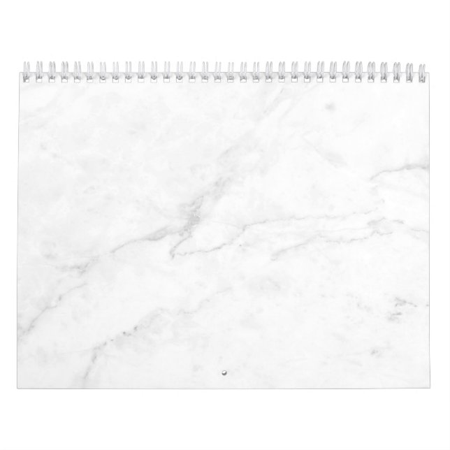 Calendário Mármore Branco (Capa)