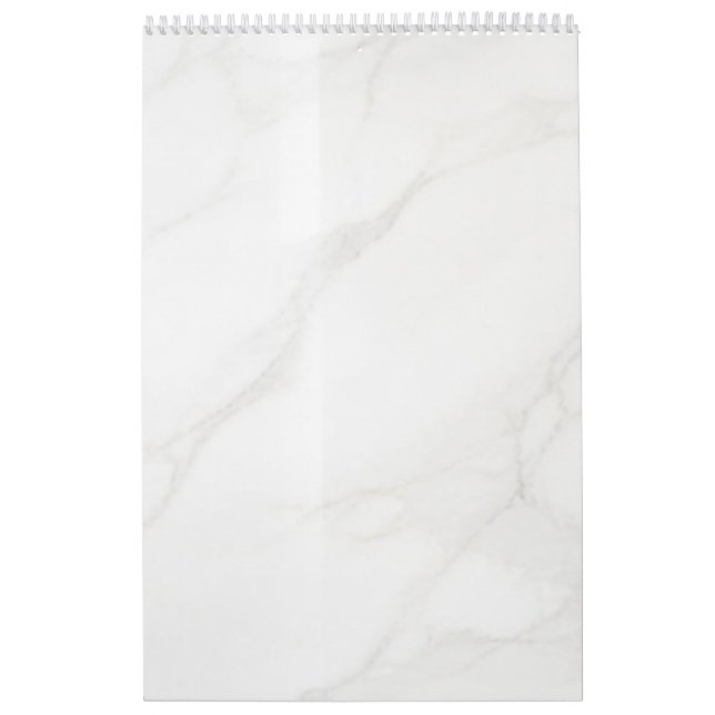 Calendário Mármore Branco (Capa)