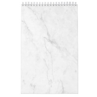 Calendário Mármore Branco
