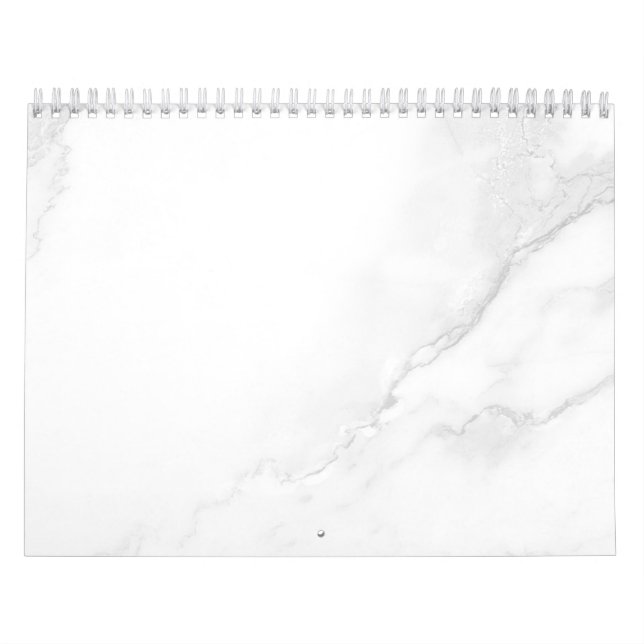 Calendário Mármore Branco (Capa)