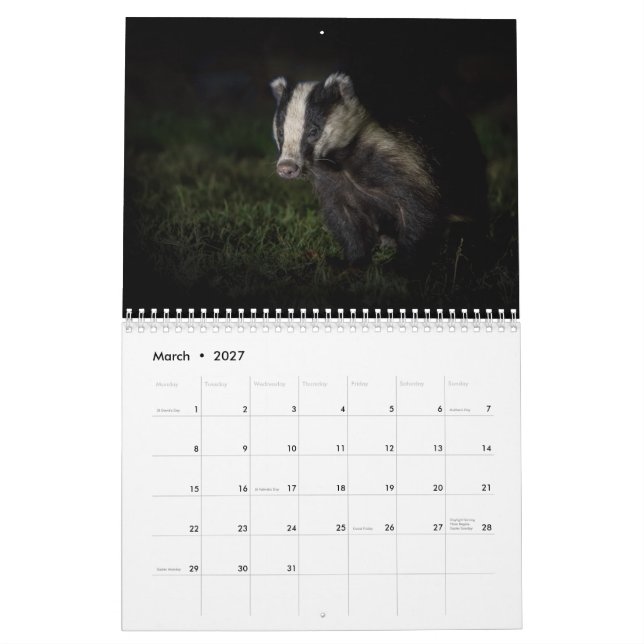 Calendário Mart R Porter 2021 (Mar 2027)