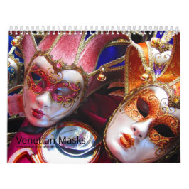 Calendário Máscaras Venetian