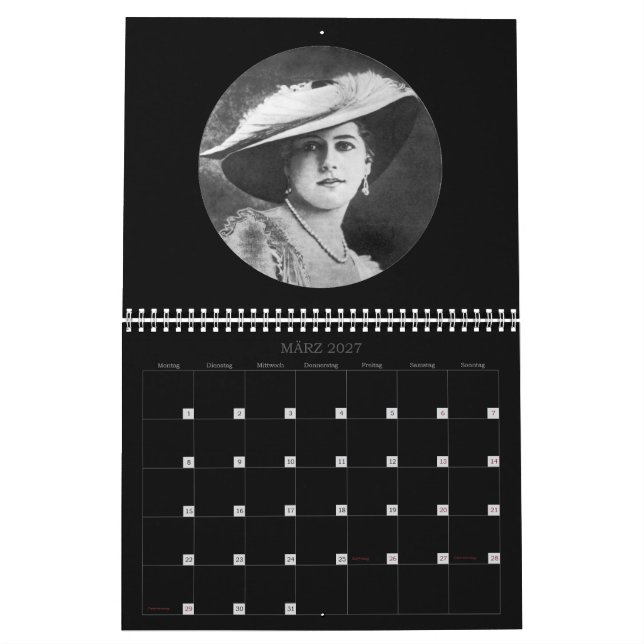 Calendário Mata Hari – Vintage  (Mar 2027)