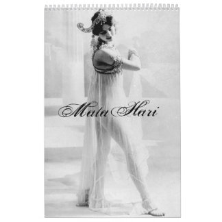 Calendário Mata Hari – Vintage