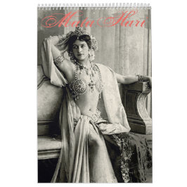 Calendário Mata Hari – Vintage 