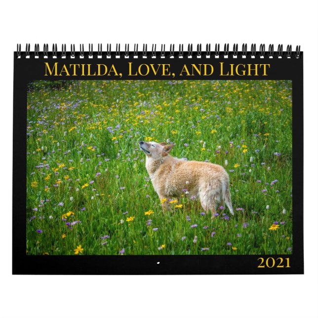 Calendário Matilda, Love e Light 2021 (Capa)