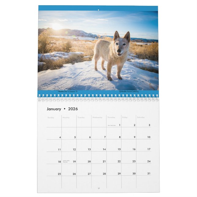 Calendário Matilda & Petunia Calendar 2026 (Jan 2026)