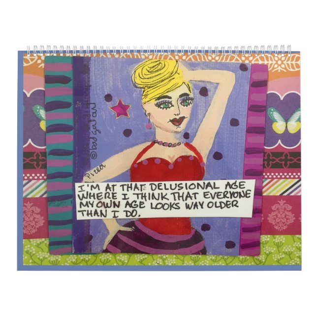 Calendário mau da arte da menina (Capa)