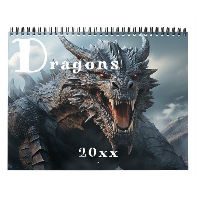 Calendário Mau Scary Drgones (Capa)