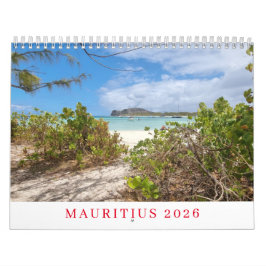 Calendário Mauritius 2026 calendar