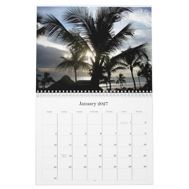 Calendário Mazatlan México (Jan 2027)