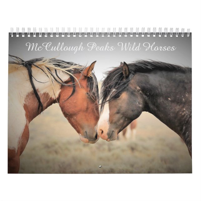 Calendário McCullough Peaks Cavalos Selvagens (Capa)