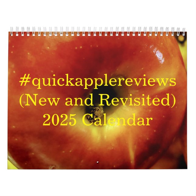 Calendário médio de duas páginas, branco (Capa)