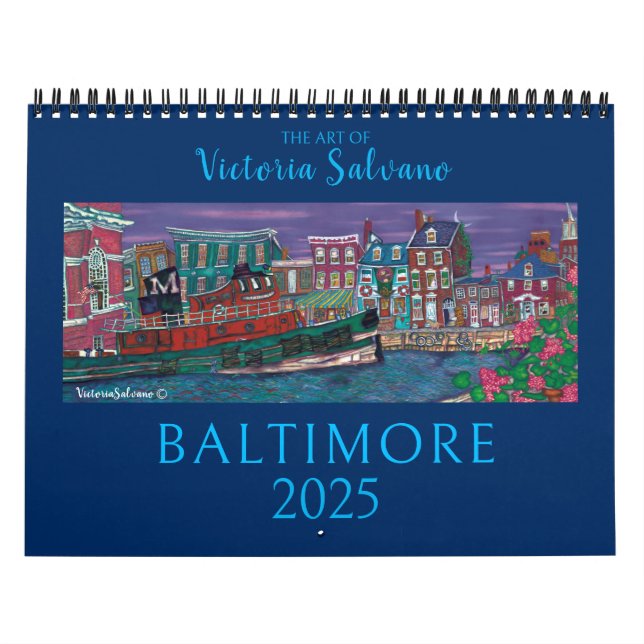 Calendário médio de duas páginas, branco (Capa)