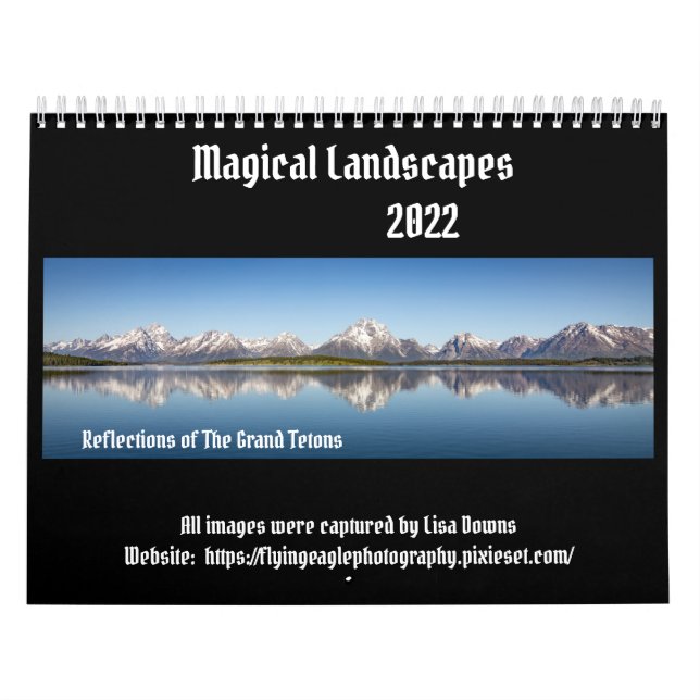 Calendário médio de duas páginas, branco (Capa)