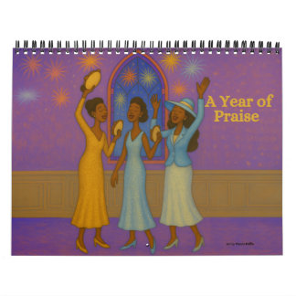 Calendário Medium African American Praise Calendar