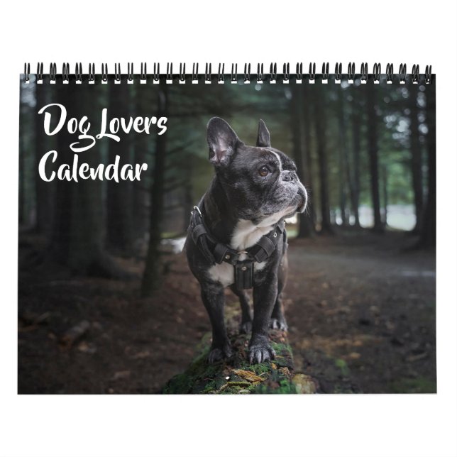 Calendário Medium Size Dog Lovers Calendar (Capa)