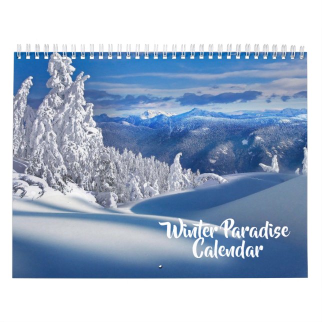 Calendário Medium Size Winter Calendar (Capa)